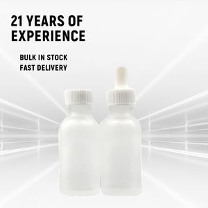 Botella de Vidrio Esmerilado de Alta Calidad para Aceites Esenciales con Gotero Europeo para Tinturas Herbales, Envase Cosmético DIY - Product Image 3