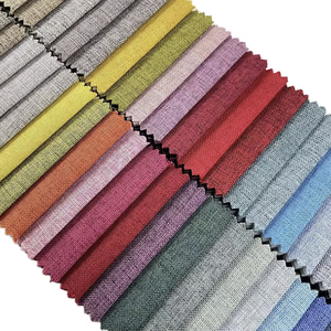 Hot Sales 100% Polyester Heavyweight Linen <strong>Sofa</strong> <strong>Fabric</strong> Woven Yarn Dyed Breathable Linen <strong>Fabric</strong> for <strong>Sofa</strong> - Product Image 1