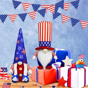 Decorazioni per bambole Rudolph Peak giorno dell'indipendenza americana 4 ° <span class=keywords><strong>July</strong></span> Gnomes decorazioni per feste