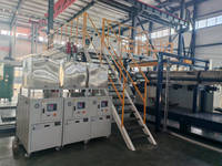 Ligne de production d'extrusion de films et plaques auto-adhésifs automatiques en PE, TPO, EVA, PVC de 2 m de large, extrudeuse monovis et calandre