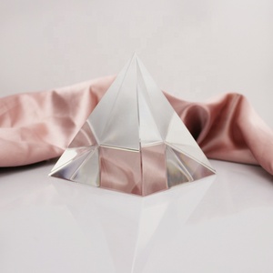 Bán Buôn Quà Tặng Tùy Chỉnh Trống Thủy Tinh K9 Tinh Thể Kim Tự Tháp Lăng Kính Kim Tự Tháp - Product Image 1