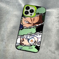 Coque de téléphone portable antichoc en TPU+PC avec motif de dessin animé One Piece pour iPhone 17 Pro Max et 16 Nouveau Modèle