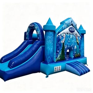 Hermoso <span class=keywords><strong>Castillo</strong></span> Inflable <span class=keywords><strong>de</strong></span> la <span class=keywords><strong>Princesa</strong></span> <span class=keywords><strong>Frozen</strong></span>, <span class=keywords><strong>Castillo</strong></span> Inflable para Saltar, <span class=keywords><strong>Castillo</strong></span> Inflable con Tobogán Combinado - Product Image 2