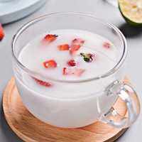 Tasses Jumbo en verre avec logo personnalisé Tasse à café transparente avec poignée Tasses à café transparentes pour le petit-déjeuner Crème glacée aux céréales, cacao, lait, latte