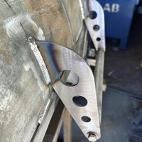Poignée de porte de barbecue Texas en acier de 1/4 po découpée au laser OEM, robuste, à souder, avec barre de préhension ergonomique à rotation libre pour fumoir et barbecue