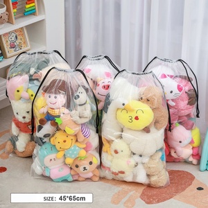 Biểu Tượng Tùy Chỉnh Rõ Ràng Nhựa Dây Kéo Túi Ba Lô Trong Suốt Túi Cho Đồ Chơi Sang Trọng Búp Bê Claw Máy Cửa Hàng - Product Image 3