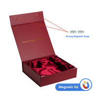 Boîte Cadeau de Luxe pour Perruque ou Extensions de Cheveux, en Carton Magnétique, avec Logo et Taille Personnalisés et Fermeture à Ruban