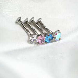 G23 Titanium Piercing <span class=keywords><strong>Banane</strong></span> Flottant <span class=keywords><strong>Nombril</strong></span> piercing bijoux - Product Image 3