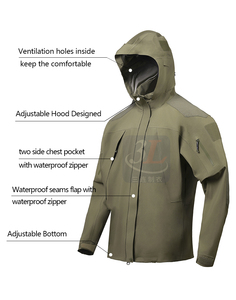 Chaqueta profesional de <span class=keywords><strong>cazador</strong></span> de ciervos con logotipo personalizado de 3L, transpirable, impermeable, <span class=keywords><strong>ropa</strong></span> de concha suave de alta calidad para caza de invierno - Product Image 4