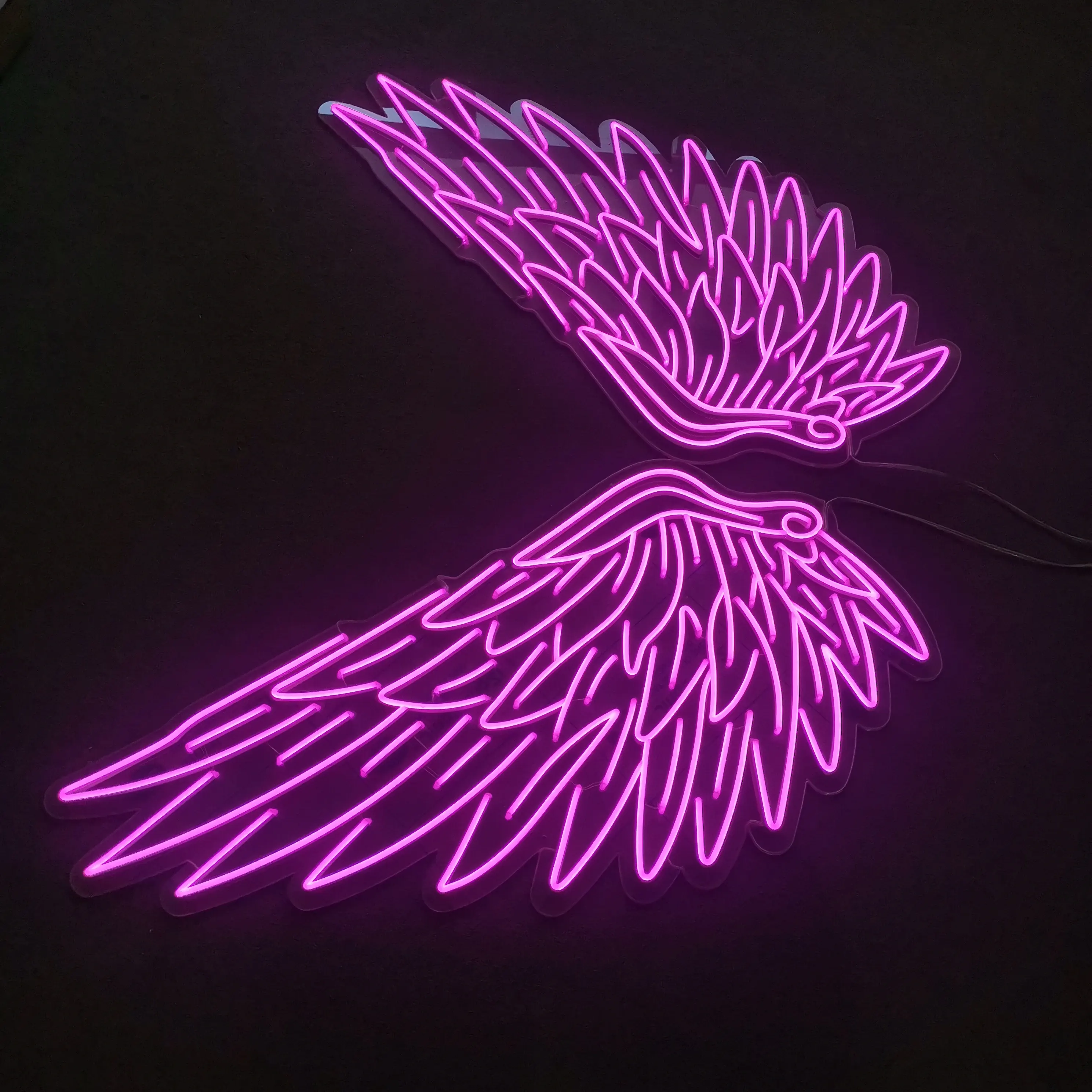 High Quality Custom Soft Led Neon Wholesale Led Flexi Neon Sign for wedding party events free design wing sign