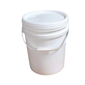 Seau en plastique de 25 L avec couvercle, diamètre 330 mm, pour peinture, colle, silicone, emballage, usage agricole, produits chimiques, matériau PP - Product Image 5