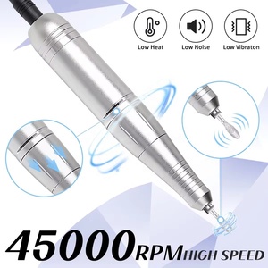 Taladro de uñas de 45000RPM, secador de uñas portátil 3 en 1 con 9 LED, <span class=keywords><strong>torno</strong></span> de uñas eléctrico profesional con herramientas de <span class=keywords><strong>manicura</strong></span> con luz UV - Product Image 5