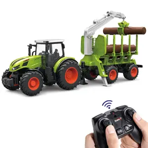 6648 RC Wood Grab Farm Truck 1/24 Scale 2.4GHz 6 Channels Remote Control Farmer Truck Vehicle For Boys Gifts