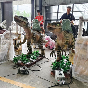 Velociraptor Animatrónico a Tamaño Real: Atracción Mecánica Operada por Monedas para Niños en Parques <span class=keywords><strong>de</strong></span> Diversiones y Centros Comerciales - Product Image 2