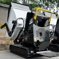 KOCHUANG Hocheffizienter Mini-Raupenlader und -Dumper für schlammige Bergstraßen – Stabil und reibungslos für den Baubedarf – Hergestellt in China