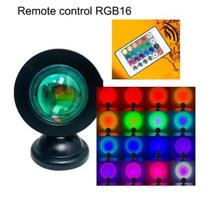 Lampada Tramonto, Luce Notturna Colorata USB Mini LED in ABS, Design Carino per Decorazione Camera da Letto, Regalo per Festività, Halloween, Natale - Product Image 4