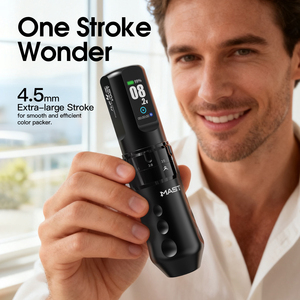 Dragonhawk mast lật 4 <span class=keywords><strong>Pro</strong></span> không dây Tattoo Machine Rotating coreless động cơ 7 đột quỵ chiều dài 2.5-4.5 Mét thích hợp cho hình xăm & <span class=keywords><strong>SMP</strong></span> - Product Image 4