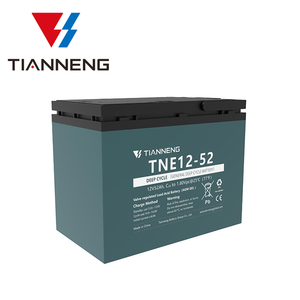 Tianneng 12-52 Rechargeable <b>Deep</b> <b>Cycle</b> <b>12v</b> 52ah Motive Lead Acid <b>Battery</b> - Product Image 1