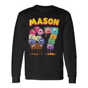 Camiseta de manga larga Mason Ice Cream Meme Six Seven - Product Image 1