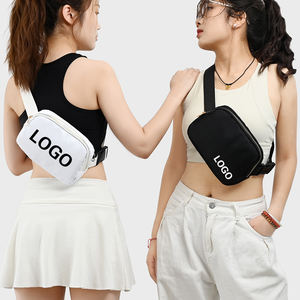 Marsupi per <span class=keywords><strong>Donna</strong></span> e Uomo Marsupio a Tracolla Nero <span class=keywords><strong>Borsa</strong></span> da <span class=keywords><strong>Cintura</strong></span> con Cinghia Regolabile Marsupio alla Moda per Esterni - Product Image 1