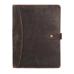 Kinh Doanh Chuyên Nghiệp Nút Đóng Cửa Da Cặp Vali Cổ Điển Đầy Đủ Hạt Da Lưu Trữ Tài Liệu Thư Mục - Product Image 2