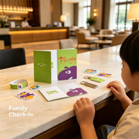 Porte-cartes personnalisé pour enfants, impression sur carton blanc 250 g/m², découpe en forme d'animal, couleur intégrale, étui pour carte-clé de chambre d'hôtel