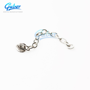 Base de malla Dental Guber, <span class=keywords><strong>cadena</strong></span> de botones de <span class=keywords><strong>ortodoncia</strong></span>, <span class=keywords><strong>cadena</strong></span> de botones de oro plateado <span class=keywords><strong>con</strong></span> función lingual, producto de higiene bucal multiusos - Product Image 3