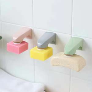 Support à savon magnétique mural pour salle de bain, boîte en plastique, support magnétique - Product Image 2