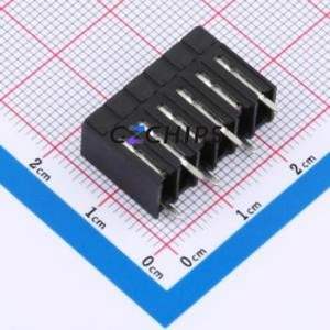 2086-1126 Spring Terminal Block Through hole Component (THT),P=3.5mm Connector 1x6P 3.5mm Black Through Hole - Product Image 2