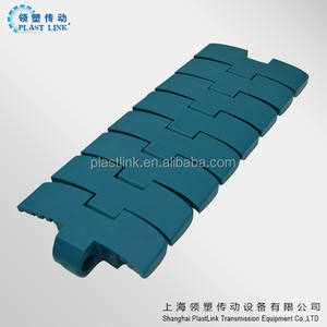 Nuevo diseño <span class=keywords><strong>PL</strong></span> 1060 Transportador magnético de listón superior Material POM Cadena de listón superior para botellas de PET Todo tipo de transporte de botellas - Product Image 3