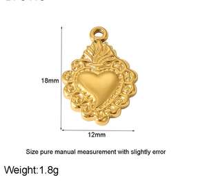 Breloques en acier inoxydable perle coeur Western <span class=keywords><strong>Cowboy</strong></span> botte papillon croix pendentif pour la fabrication de bijoux bracelet à bricoler soi-même collier boucle d'oreille - Product Image 6