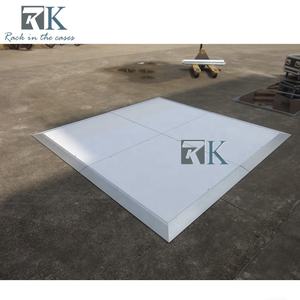 White Dancing Floor <b>Aluminum</b> Edges Easy Setup Stable Firm Dance Floor - Product Image 2