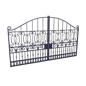 Porte fantaisie en tuyau de fer moderne Conception personnalisée Porte fantaisie en fer Mur de limite Conception de porte - Product Image 6