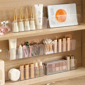Wall Mounted Makeup Organizer With Compartments 4 In 1 For Bathroom Cosmetic Storage Tidy Multi Compartment Parts - Product Image 1