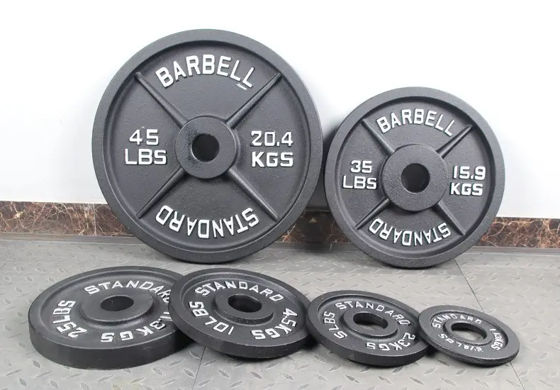 Gym Weight Plate Wholesale Manufacture Gym Equipment Cast Iron Weight Plate Weight Lifting Barbell Weight Plates