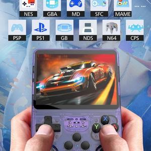 Consola de juegos retro R36S real de 128 GB con control manual, reproductor de video portátil ArkOS, pantalla IPS a color de 3.5 pulgadas y 640x480. - Product Image 2