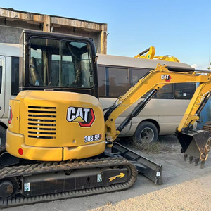 Original Japan 3.5t <b>Small</b> Digging Machine CAT 303.5E Used Caterpillar mini excavator 303.5E With Dozer Blade for Sale - Product Image 1