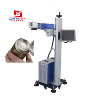 Marqueur RACUS de machine de marquage laser à fibre volante 20W pour boîte de conserve en aluminium
