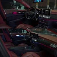 Kit d'éclairage d'ambiance pour Mercedes Benz CLS W218 2012-2017 |   Kit de garniture de porte à 29 LED effet arc-en-ciel avec contrôle par application pour W218 (retrofit)