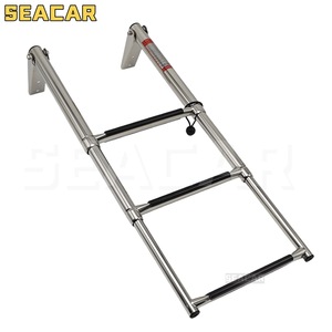 Échelle de bateau Seacar en acier inoxydable 304, pliable en 3 sections, pour usage marin et yachts - Product Image 5