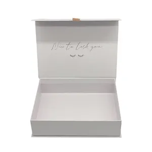 사용자 정의 디자인 매트 흰색 큰 단단한 종이 판지 선물 포장 결혼식 자기 선물 웨딩 원피스 대 한 접는 상자