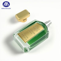 Conception unique Vide En Gros Fine Brume De Luxe 3.4Fl.oz 100ml Bouteille De Parfum En Verre avec Golden Top