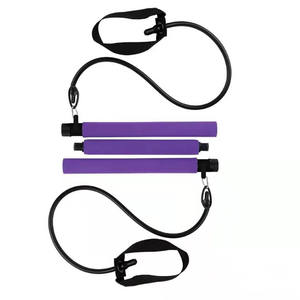 Accesorios portátiles para <span class=keywords><strong>Pilates</strong></span> Resistencia ajustable Yoga Ejercicio Stick con 3 bandas - Product Image 3