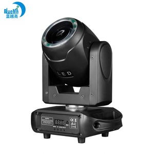 Luz Móvil de Cabeza con Efecto de Arcoíris, Luz de Escenario Multicolor de 80w, Luminarias de Escenario - Product Image 4