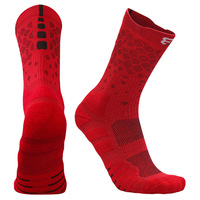 Chaussettes de sport professionnelles en coton épais, coussinées, antidérapantes, pour jeunes et hommes, idéales pour le basketball