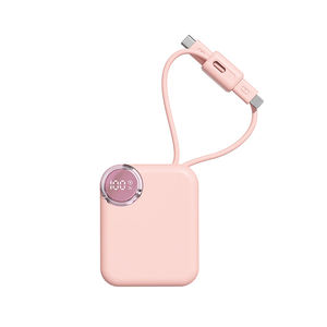 Chargeur portable PD 22,5 W à charge rapide, petite batterie externe 10000 mAh avec câbles intégrés et écran numérique - Product Image 4