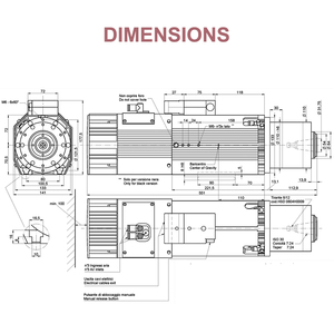 Motor de Husillo CNC de 9kW con Rodamiento MPS, 220V/380V, 12000-24000rpm, BT30, ISO30, Refrigeración por Aire, Cambiador Automático de Herramientas (ATC) - Product Image 5