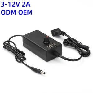 Venta CALIENTE 3V-12V 2A 24W fuente de alimentación ajustable con pantalla LED Adaptador <span class=keywords><strong>Universal</strong></span> AC/DC 100V-240V 3-12V DC 3V/5V/6V/9V/12V - Product Image 1