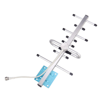 Antena de Radar para Exteriores de 10dBi, Amplificador de Señal 4G, Conector N, GSM 698-2700MHz, Repetidor de Señal Móvil de Alta Ganancia, IP67, 4 Bandas, HU081-2-1