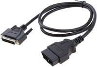DB25 25-Pin auf 16-Pin OBD2/OBDII Verbindungskabel für Auto-Motordiagnosegerät Kupferleiter PVC-Isolierung IP54-Zertifiziert 12V